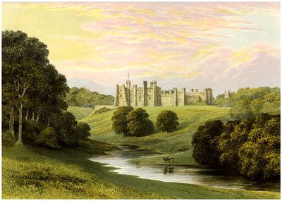 Castillo de Brancepeth, Lord Boyne, c1880 de Unbekannt