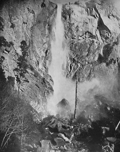 Cascada Bridal Veil, Yosemite, Cal., c1897 de Unbekannt