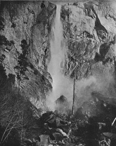 Cascada Bridal Veil, Yosemite, California, EE.UU., c1900 de Unbekannt