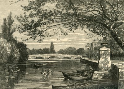 Puente sobre el Ouse, Bedford, 1898 de Unbekannt
