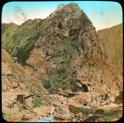Puente sobre el Río Sutleij, Wanga, India, finales del siglo XIX o principios del siglo XX de Unbekannt