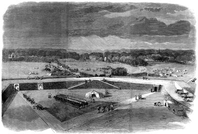 El General de Brigada Havelock dejando la Fortaleza de Allahabad para recapturar Cawnpore, 1857 de Unbekannt