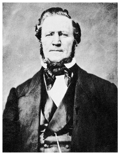 Brigham Young, líder mormón estadounidense, c1855-1865 1955 de Unbekannt