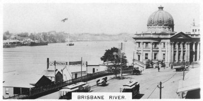 Río Brisbane, Queensland, Australia, 1928 de Unbekannt