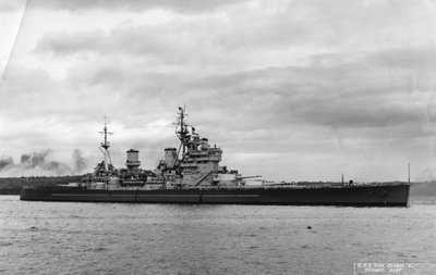 Acorazado británico HMS King George V, Sídney, Australia, 1945 de Unbekannt