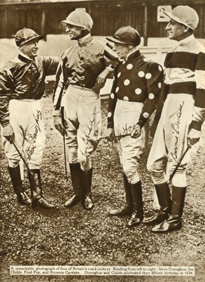 Jockeys británicos de Unbekannt