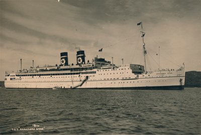 Barco de pasajeros británico SS Arandora Star de la Blue Star Line, 1936 de Unbekannt