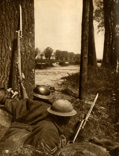 Tropas británicas en la línea del frente, Francia, Primera Guerra Mundial, 1914-1918, 1933 de Unbekannt