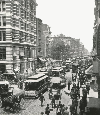 Broadway, Nueva York, EE.UU., 1895 de Unbekannt