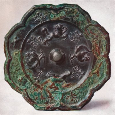 Espejo de bronce: Dinastía Tang, 618-907 de Unbekannt