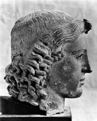 Busto de bronce del dios griego Apolo, c460 a.C. siglo XX de Unbekannt