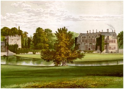 Castillo de Broughton, Oxfordshire, hogar de Lord Saye y Sele, c1880 de Unbekannt