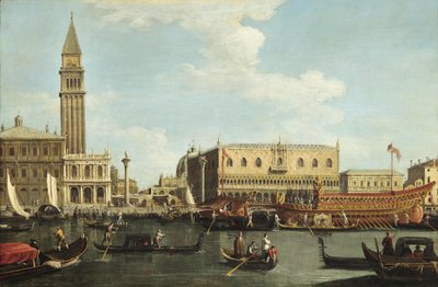 Bucintoro en la Mole en Venecia el día de la Resurrección de Unbekannt