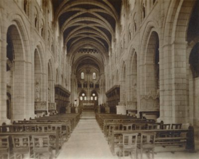 Iglesia de la Abadía de Buckfast, Interior, finales del siglo XIX-principios del siglo XX de Unbekannt