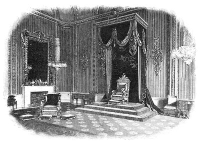 Palacio de Buckingham: La Sala del Trono, 1886 de Unbekannt
