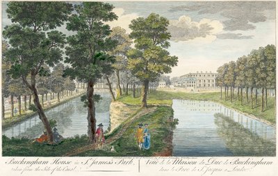 Palacio de Buckingham en el Parque St James, Londres de Unbekannt