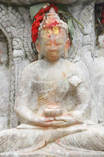 Buda de la meditación, Kirtipur, Nepal de Unbekannt