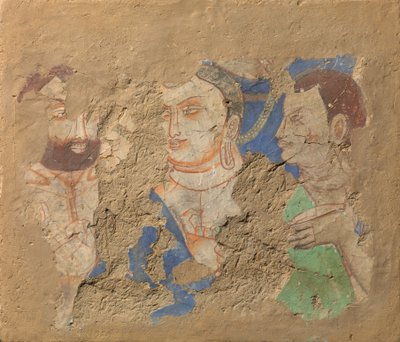 Buda con dos discípulos, ca. siglos VI-VII de Unbekannt