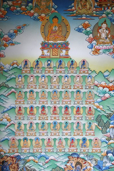 El reino de Buda. Monasterio de Kopan, Katmandú, Nepal de Unbekannt