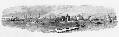 Puerto de Búfalo, desde el rompeolas, 1883 de Unbekannt