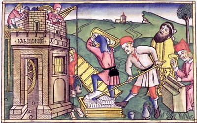 Construcción de la Torre de Babel de Unbekannt
