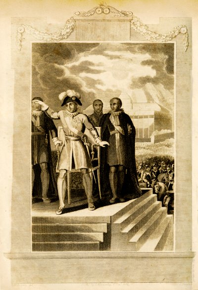 Bonaparte en el Campo de Mayo, 1816 de Unbekannt
