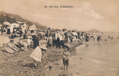 Junto al mar, Folkestone, finales del siglo XIX-principios del siglo XX de Unbekannt
