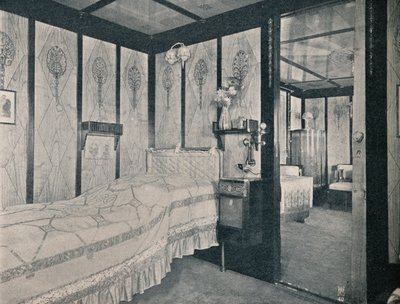 Cabina de lujo en el North German Lloyd SS. Kronprinzessin Cecilie, c. 1907 de Unbekannt