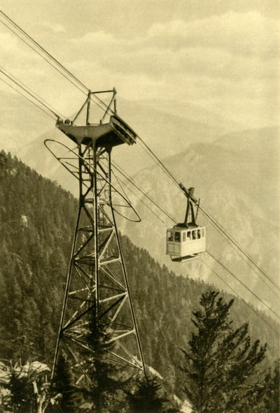 Teleférico, montañas Rax, Baja Austria de Unbekannt