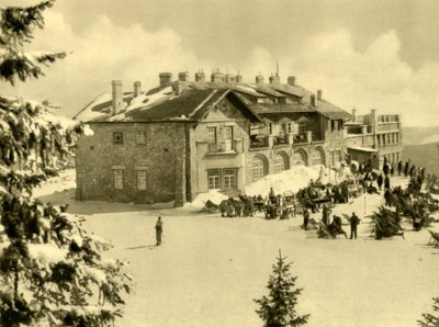 Estación de teleférico, montañas Rax, Baja Austria, c1935 de Unbekannt