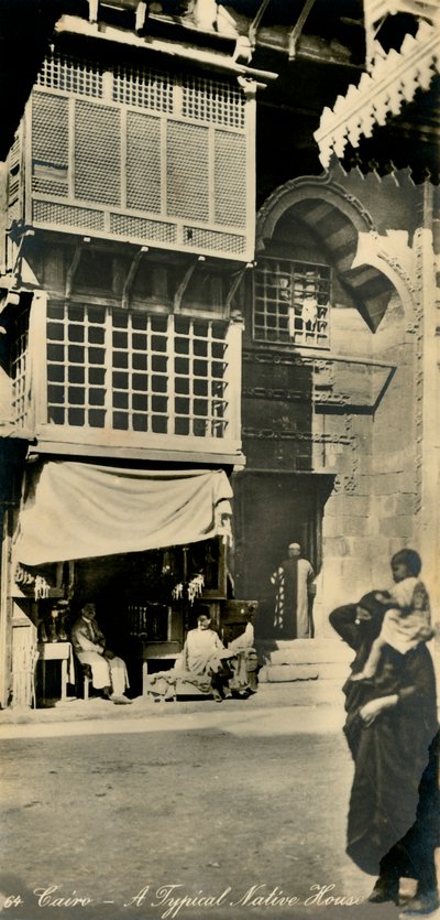 El Cairo - Una casa típica nativa, c1918-c1939 de Unbekannt