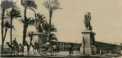 El Cairo - Puente Kasr-El-Nil, c1930-c1939 de Unbekannt