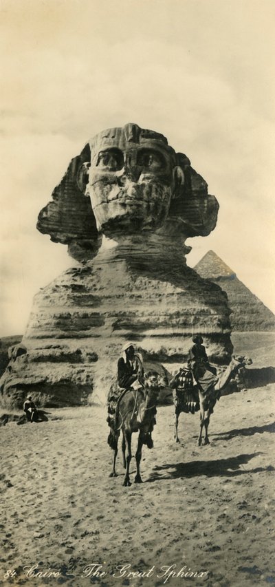 El Cairo - La Gran Esfinge, c1918-c1939 de Unbekannt