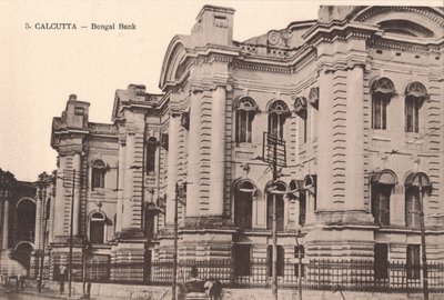 Calcuta - Banco de Bengala, c. 1900 de Unbekannt