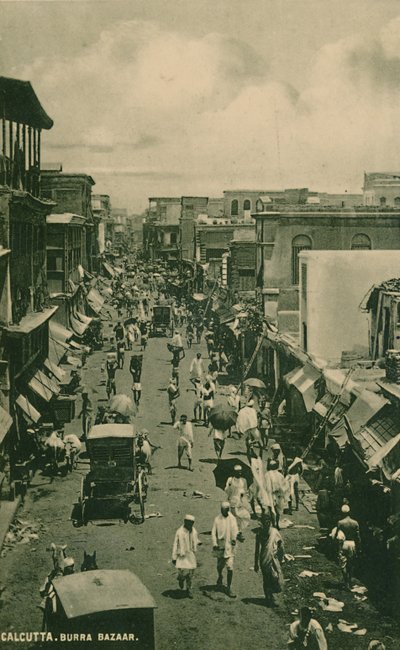 Calcuta. Burra Bazaar, 1910 de Unbekannt