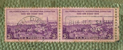 Exposición Internacional del Pacífico de California - Sello Postal de EE.UU., c1935 de Unbekannt