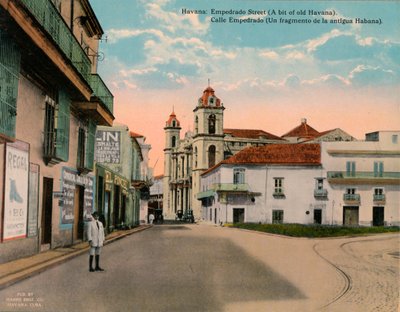 Calle Empedrado, La Habana Vieja, Cuba, c. 1920 de Unbekannt
