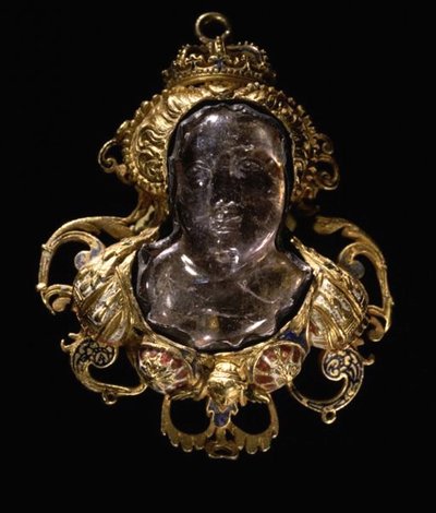 Camafeo con busto de Diane de Poitiers 1499-1566, siglo XVI de Unbekannt