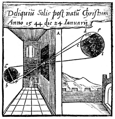 Cámara oscura, 1561 de Unbekannt