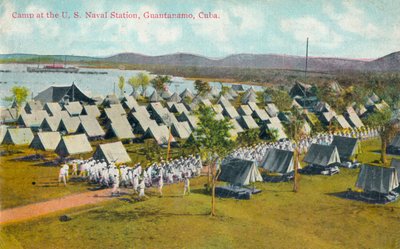 Campamento en la Estación Naval de EE. UU., Guantánamo, Cuba, c1911 de Unbekannt