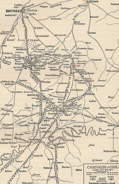 Campaña de 1815. 15 al 19 de junio, 1896 de Unbekannt