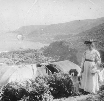 Acampando, finales del siglo XIX o principios del siglo XX de Unbekannt