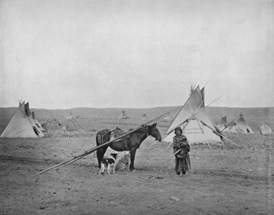 Nativos canadienses, siglo XIX de Unbekannt
