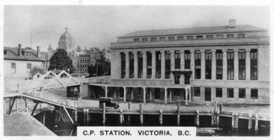 Estación Canadian Pacific, Victoria, Columbia Británica, Canadá, c1920s de Unbekannt