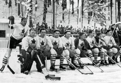 Equipo canadiense de hockey sobre hielo, Juegos Olímpicos de Invierno, Garmisch-Partenkirchen, Alemania, 1936 de Unbekannt
