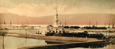 Canal de Suez - La estación de Terreplain, c. 1918-c. 1939 de Unbekannt
