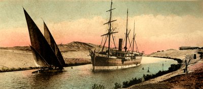 Canal de Suez - La curva de el-Guersh de Unbekannt