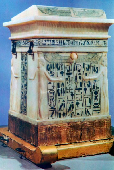 Cofre canópico de la tumba de Tutankamón, siglo XIV a.C. de Unbekannt