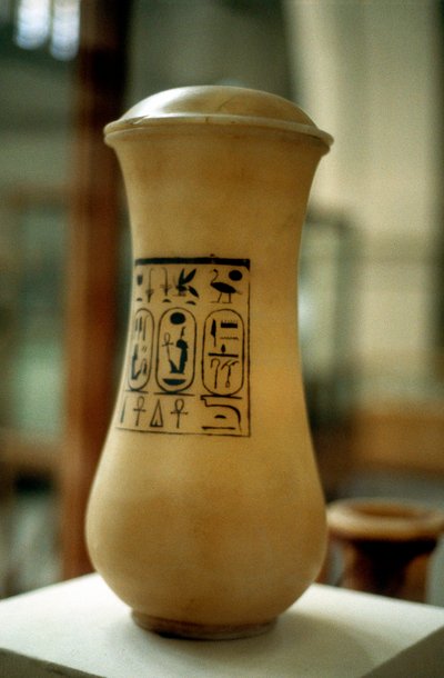 Jarro canopo, recipiente utilizado para el entierro de vísceras embalsamadas, Antiguo Egipto de Unbekannt