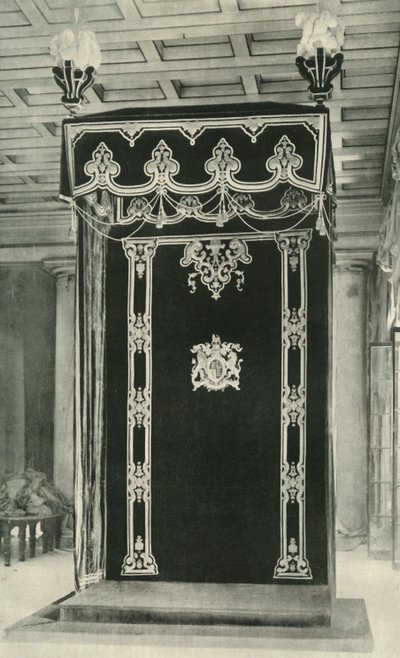 Dosel en la Sala del Trono, Casa de Gobierno, 1925 de Unbekannt